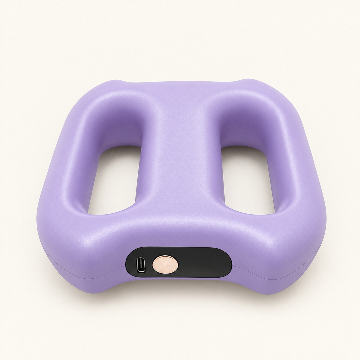 Masseur à vibrations Vaelia violet avec écran et recharge USB-C